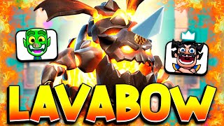 THIS NEW LAVABOW DECK IS ABSOLUTELY BROKEN 🤣  Clash Royale [upl. by Noremmac]