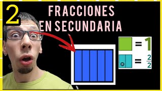 ¿de cuántas maneras puedes escribir un entero como fracción fracciones en primero de secundaria [upl. by Ecydnarb373]