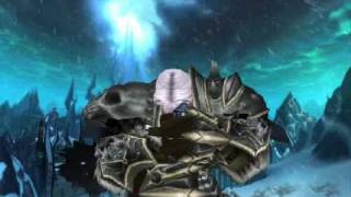 Lich King Death Animation  Helmless Arthas Emotes [upl. by Nary]