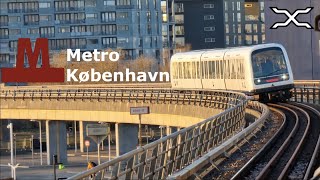 Metro København  DOT  Copenhagen  Denmark  2022  Driverless metro [upl. by Yenhpad186]