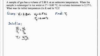 Charles Law Chemistry [upl. by Ennayllek]