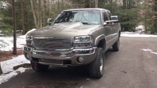 LB7 Duramax Cold Start plugged in [upl. by Etnahc]