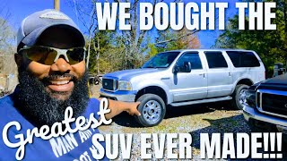 Introducing our new family vehicle  FORD EXCURSION 4WD 73 LITER DIESEL Full Tour amp Walk Through [upl. by Alasteir]