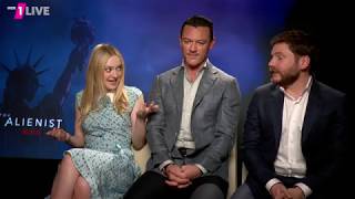 Luke Evans Daniel Brühl and Dakota Fanning in 1LIVE Interview [upl. by Imehon]