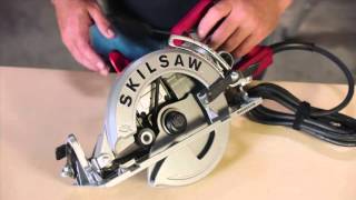 SKILSAW Worm Drive Circular Saw Tips  Remove Diamond Knock Out from Saw Blade [upl. by Audrye]