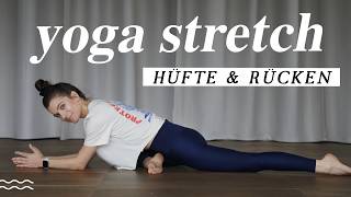 Entspanntes Yoga für Hüfte Rücken amp Schultern  Bye Bye Stress und Anspannung 👋  25 Min Stretch [upl. by Cyrie]