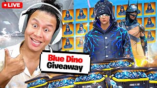 Last Day Blue Dino amp Alpha Wolf Bundles Giveaway 💎💎 freefire live tondegamer [upl. by Aible]