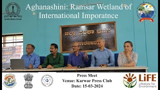 Aghanashini  Ramsar Wetland of International Importance  Press Report  15 March 2024 [upl. by Avrenim]