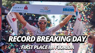 IRONMAN FLORIDA 1st place and American Record 4th all Time [upl. by Gunter]