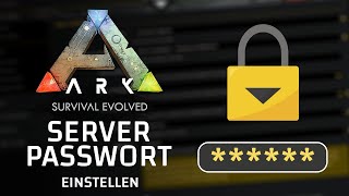 ARK Survival Evolved Server Passwort einstellen 🦖 Nitrado Tutorial [upl. by Ynnav]