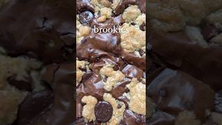 Sound of baking Brown Butter Brookies recipe foodyouwanttoeat food [upl. by Cosetta]