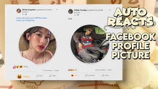 how to auto react on facebook profile picture• pure pinoyfilipino  RPW tutorials [upl. by Eri]