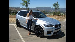 2017 BMW X5M  Exhaust Sound  Black 21quot M Wheels  BMW Review [upl. by Hanni]