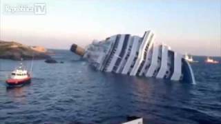 Costa Concordia accident video January 2012 Italy [upl. by Lenee]