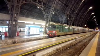 Milano Centrale il rientro del treno storico dopo il viaggio di ritorno da Como3 dicembre 2023 [upl. by Antipus]