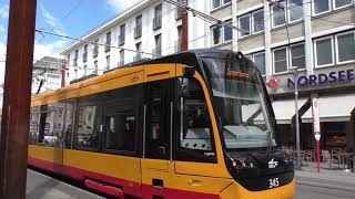 Karlsruher Straßen u Stadtbahnen im Juli 2017 [upl. by Mady]