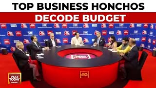 Budget 202425 Top Business Honchos Decode Budget  How Good Is Budget 2024  India Today [upl. by Eillak]