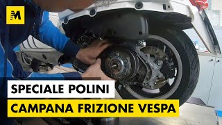 Polini Come elaborare la frizione della Vespa GTS300 Puntata 4 [upl. by Eelrebmik13]