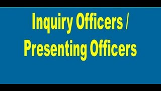 Short Capsule The Inquiry Officer should not act as a Presenting Officer [upl. by Irihs]