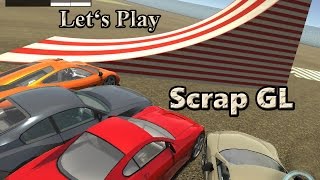 Lets Play Scrap GL 3D Multiplayer Driving amp Building Game [upl. by Annuahsal]