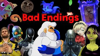 Bad Endings in Games [upl. by Yrellam]