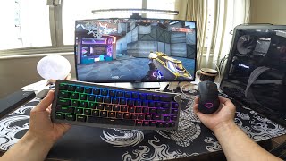 POV Uma pena esse Teclado ser Muito Caro no Brasil  unboxing Cooler Master CK721 [upl. by Dorena280]