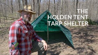 Holden Tent Tarp Shelter  Another Great Tarp Layout [upl. by Gratt]