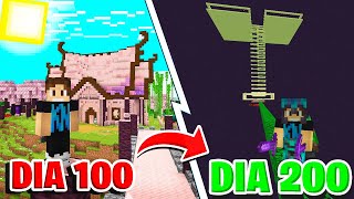 SOBREVIVI 200 DIAS NO MINECRAFT SURVIVAL 120  O FILME [upl. by Averyl]