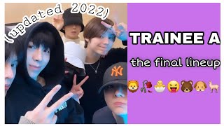 Quick Guide to Trainee A  the final lineup updated 2022 [upl. by Arand985]