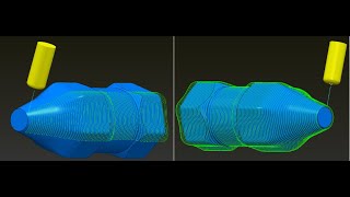 4 rotary finishing Multi axis in power mill [upl. by Aguste]