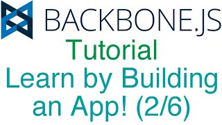 Learn Backbonejs Tutorial by Building an App 26  Views and Adding to Collections [upl. by Perry]