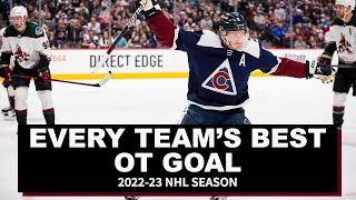 Best OT Goal From Every Team  20222023 NHL Season [upl. by Azeria]