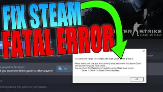 Fix Steam Launcher Fatal Error Failed To Connect With Local Steam Client Process [upl. by Eltsyek]