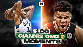 100 FREAKISH Giannis Antetokounmpo Highlights amp Moments 😱 [upl. by Nolyarb273]