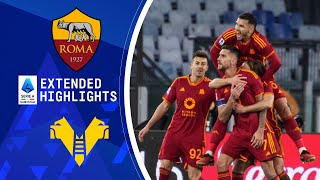 Roma vs Hellas Verona Extended Highlights  Serie A  CBS Sports Golazo [upl. by Crelin997]