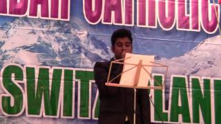 Syro Malabar Catholic Community Zürich Christmas Celebration 2015 Song by Simon Valiplackal [upl. by Bel]