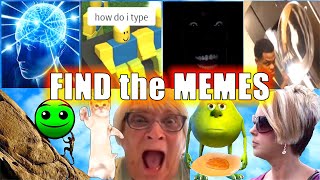 FIND the MEMES How to get ALL 235 Memes and Badges Roblox [upl. by Aynatal]