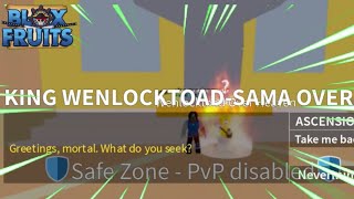 How To Glitch Inside King Wenlocktoad Over Heaven Without Doing Raids In Blox Fruits [upl. by Niwrehs]