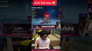 AUG FULL MAX JONATHAN GAMING 😱 jonathangaming jonathanlive jonathan crateopening shorts bgmi [upl. by Nerret]