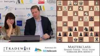 Tradewise Gibraltar Chess 2014  Masterclass Nigel Short amp Elisabeth Paehtz [upl. by Kiehl161]