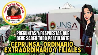 UNSA ADMISIÓN TODO LO QUE DEBES SABER admision unsa postulantes arequipa datos curiosidades [upl. by Normac]