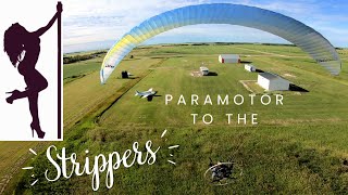 We flew our Paramotors crosscountry to the Strippers Flycamping with an ELECTRIC paramotor [upl. by Switzer670]