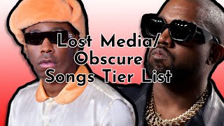 Lost Media  Obscure Songs Tier List [upl. by Shane]