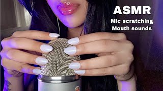 ASMR Intense Mouth Sounds amp Mic Scratching Tingle Overload [upl. by Wey]