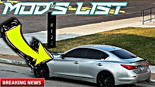 THE BEST MODS FOR YOUR INFINITI Q50 [upl. by Nivlam143]