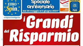 Volantino🗞 EUROSPIN dal 20 MAGGIO al 2 GIUGNO 2024 anteprima [upl. by Nodnelg]