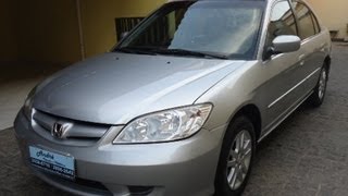 HONDA CIVIC LX 16 BANCO DE COURO 2006 [upl. by Westbrook704]