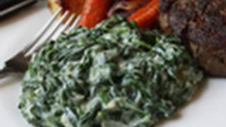 Creamed Spinach Recipe  Steakhouse Creamed Spinach [upl. by Asiole]