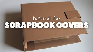 Covers and Spine for Scrapbook Albums  Tutorial [upl. by Eidnar183]