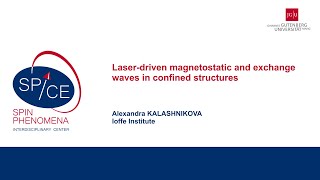 Talks  Spin textures Magnetism meets Plasmonics 2024  Alexandra KALASHNIKOVA Ioffe Institute [upl. by Eugnimod474]